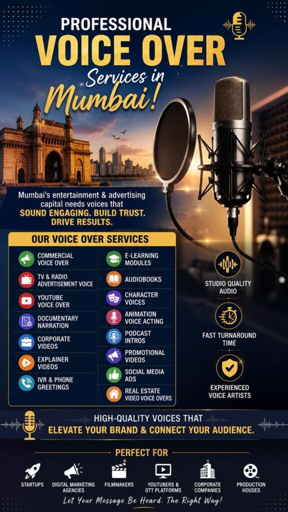 best hindi voice over artist in mumbai
